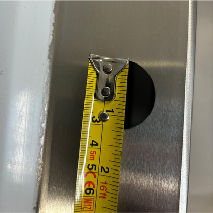 Commercial Stainless Steel Dishwasher Sink with Right-Hand Drainer
